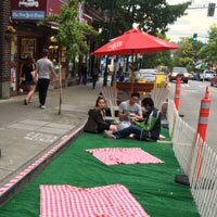 Another picnic on Park(ing) Day.